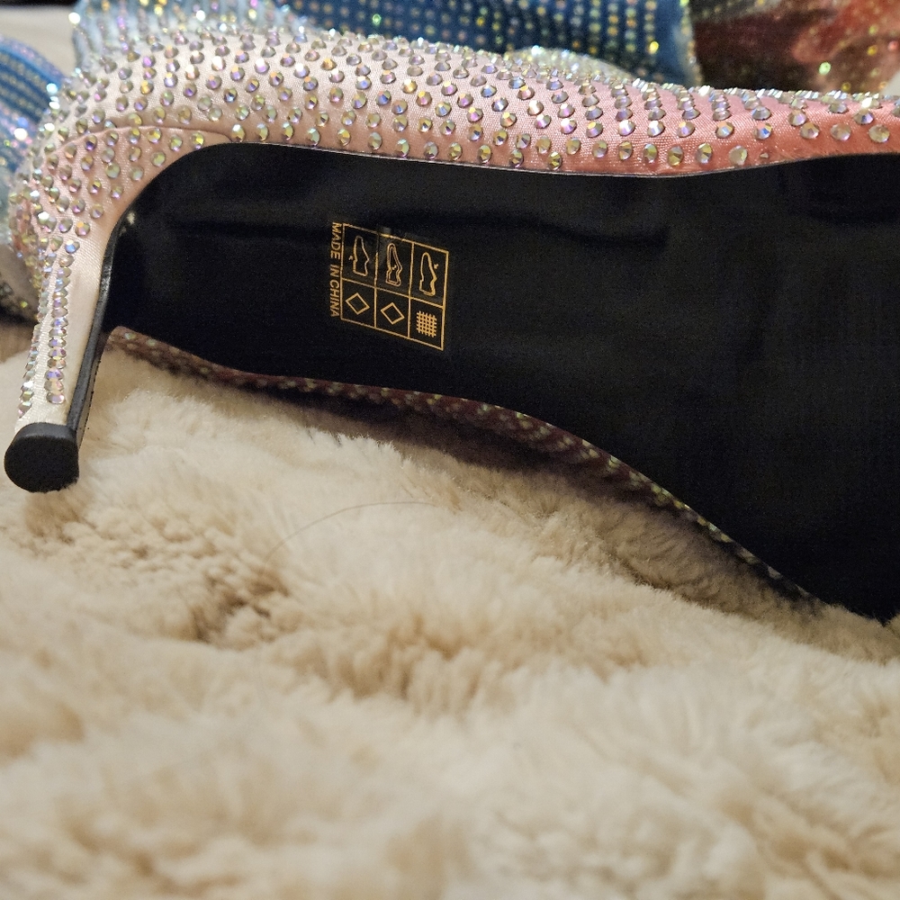 SOLD Rhinestone Boots Size US 9.5 - Picture 5 of 5